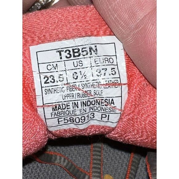 ASICS GEL-Nimbus 15 Womens Size 6 Gray Pink Orange Running Shoes Excellent Cond - Picture 8 of 8